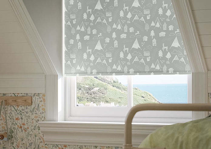 Mountain Hilltop, Mid Grey - Twist&Fit Roller Blind - Image 5